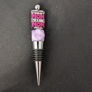 Handmade Best Mom Wine Stopper